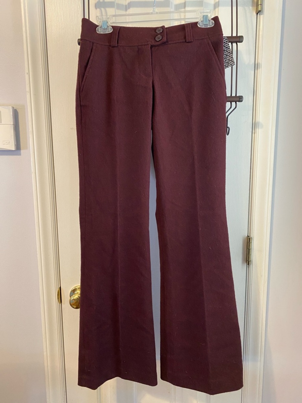 NWT Divided by H&M  sz. 4 Burgundy bootcut slacks